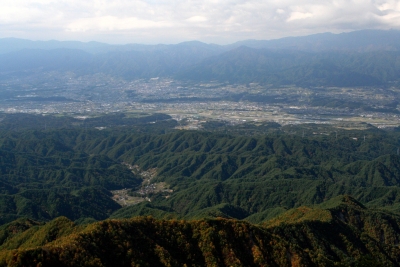 紅葉の鬼面山(信州100名山)登山