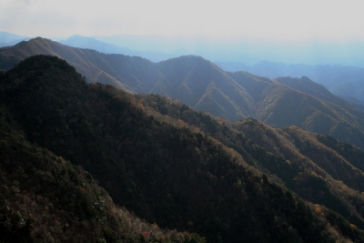 紅葉の鬼面山(信州100名山)登山