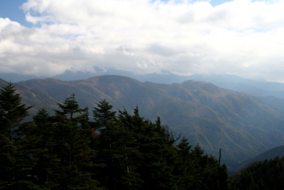 紅葉の鬼面山(信州100名山)登山