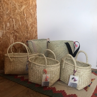 メキシコ バスケット わら製 メキシコのかごbag | MONDAY STORE