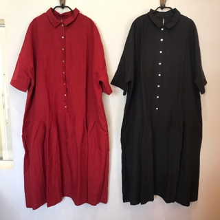 ヤンマ産業さんのお洋服 会津木綿ワンピース | MONDAY STORE