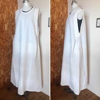 homspun リネンバイオノースリーブワンピース | MONDAY STORE homspun リネンバイオノースリーブワンピース | MONDAY STORE