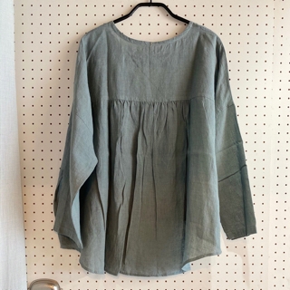 ヤンマ産業 ダボ袖ジャケット 綾リネン きなり ショート丈 M YAMMAのお洋服---ダボ袖ジャケット ショート丈 | MONDAY STORE
