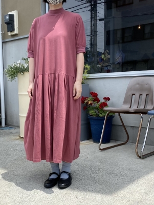 homspun 天竺ハイネック半袖ワンピース | MONDAY STORE 