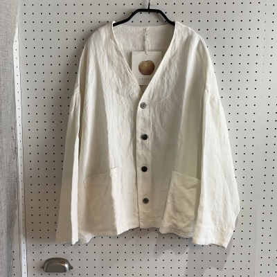 YAMMAのお洋服 リネンダボ袖ジャケット | MONDAY STORE