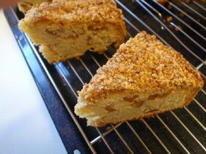 干しりんごのケーキ