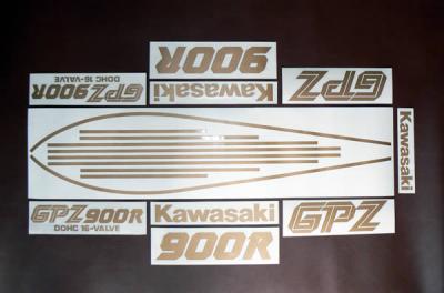 ◇GPZ900Rタンク/カウル用デカールステッカーロゴシールラインA6