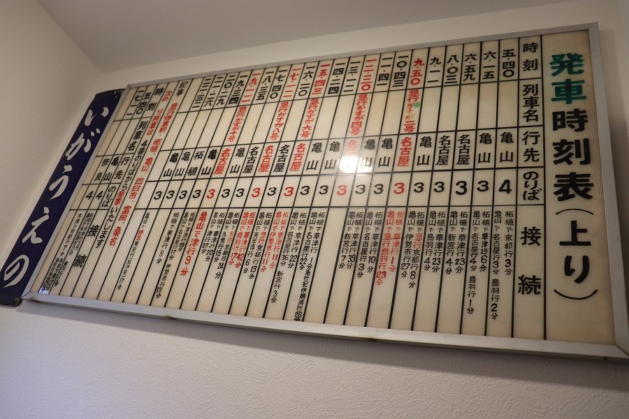 伊賀上野駅の列車発車時刻表からはじまる時刻表の旅 | 時遊館ブログ 伊賀上野駅の列車発車時刻表からはじまる時刻表の旅 | 時遊館ブログ