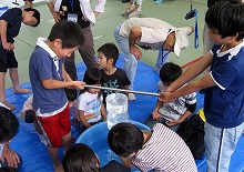 スクール大気圧の実験