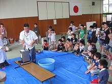 スクール大気圧の実験