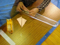 風船ロケットを作ろう