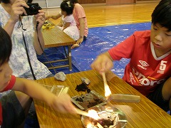 特別講座「火起こしの実験」