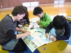 飛行機凧を作ろう