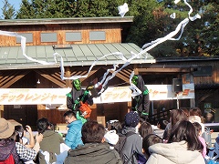 割りばし飛行機&テックレンジャーショー