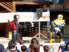 割りばし飛行機&テックレンジャーショー