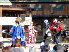 割りばし飛行機&テックレンジャーショー