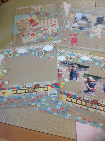 うずおりスクラップブッキング作品