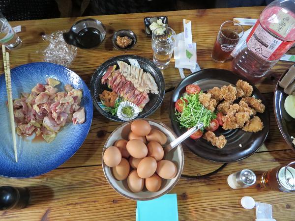 地鶏さしみ、唐揚.jpg