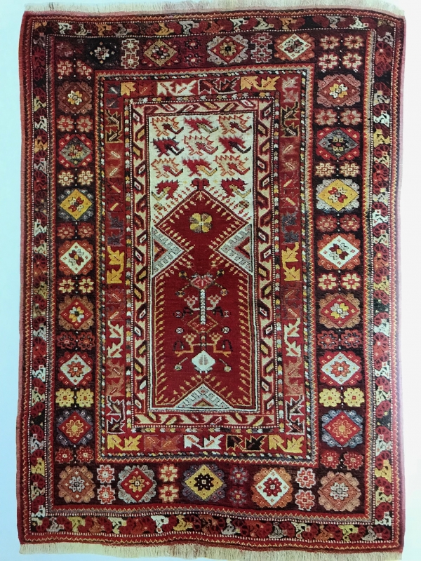 トルコ　ミラス 絨毯 キリムスタイル / トルコ絨毯 手織りラグ ミラス 174×96cm