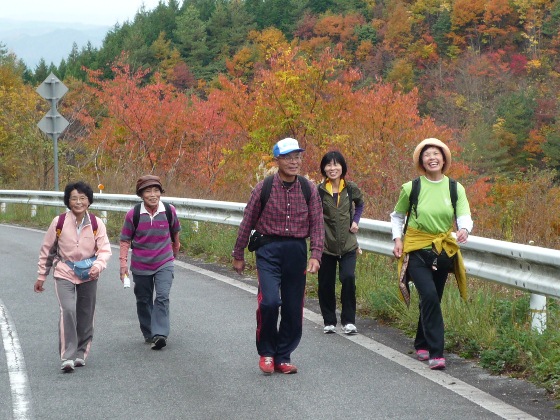 紅葉道中