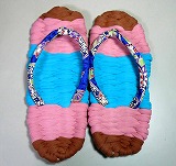 布ぞうり ハンドメイド