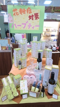 花粉症什器ハーブ