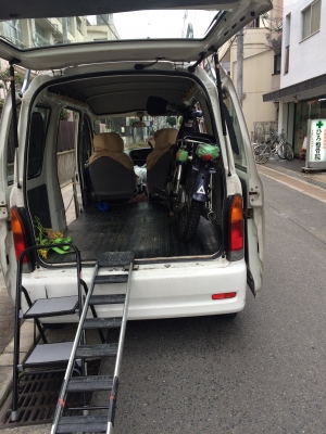 ハイゼットにカブを載せる