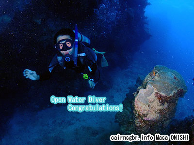 PADI オープンウォーターダイバー誕生