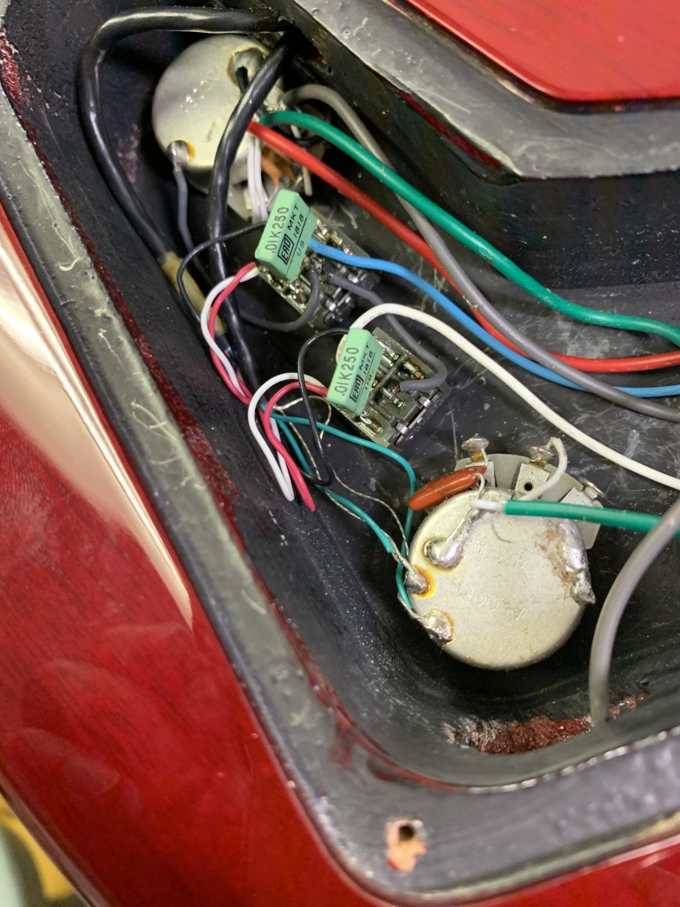 ハム/タップ/フェイズ 配線手直し PRS SE | ギターの音が聴こえたら。