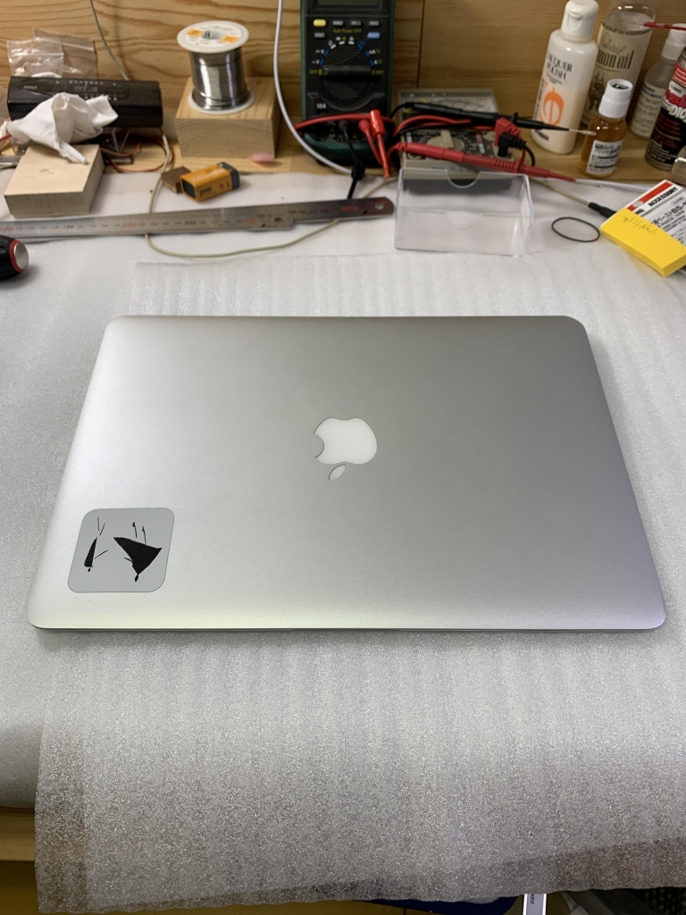 MacBook Air (mid 2011) 修理リフロー | ギターの音が聴こえたら。