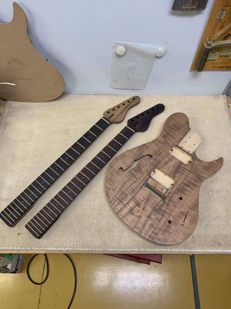 木製バックプレートの製作 | ギターの音が聴こえたら。
