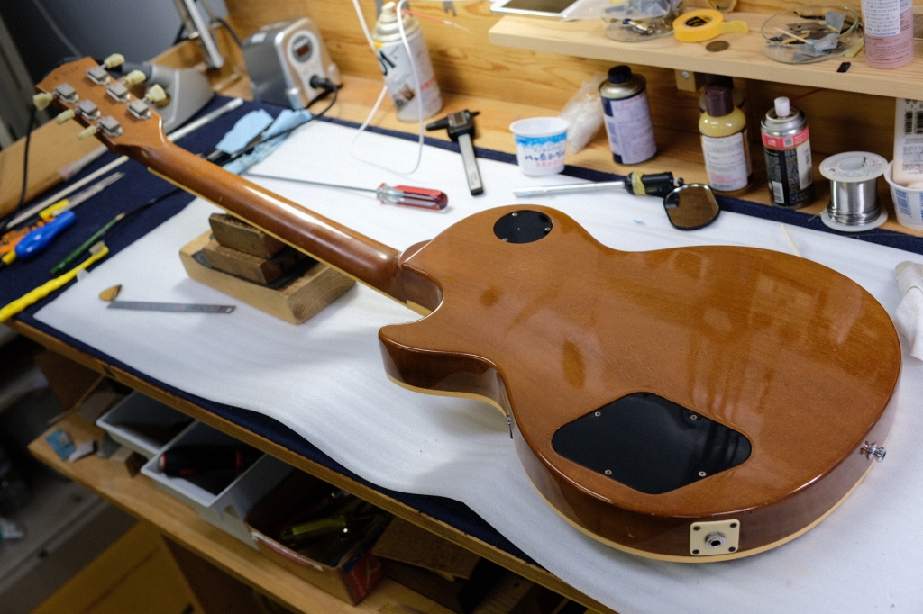 90年代Gibson LesPaul classic 1960 ピックアップの出力低下 全体調整