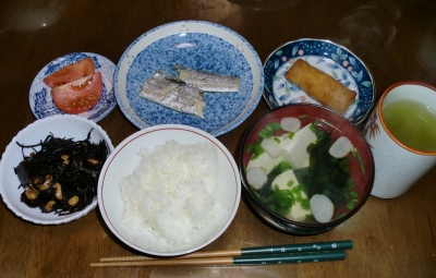 4月22日(金):晩ご飯〜488キロカロリー