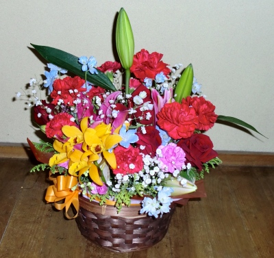 2011年の母の日の生花アレンジメント(3)