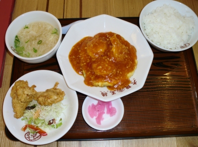 初めて大阪王将に行きました!