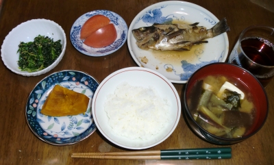 毎日、低カロリーな晩ご飯を!(7.30〜8.5)