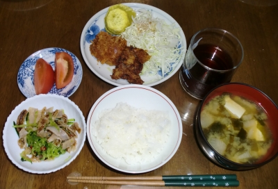 毎日、低カロリーな晩ご飯を!(7.30〜8.5)