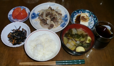 毎日、低カロリーな晩ご飯を!(7.30〜8.5)