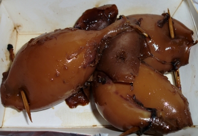 北海道展でいつも買うのは「いかめし」です