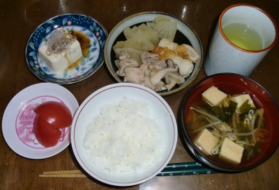 毎日、低カロリーな晩ご飯を!(12.3〜12.9)