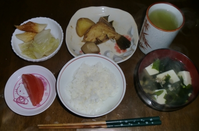 毎日、低カロリーな晩ご飯を!(12.31〜1.6)
