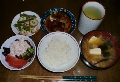 毎日、低カロリーな晩ご飯を!(12.31〜1.6)