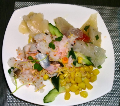 昨日、嫁さんはホテル茶玻瑠でランチバイキング