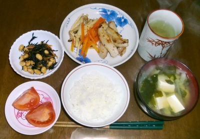 毎日、低カロリーな晩ご飯を!(1.21〜1.27)