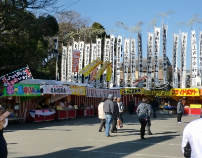 ママチャリに乗って最終日の「椿さん」へお参りへ!