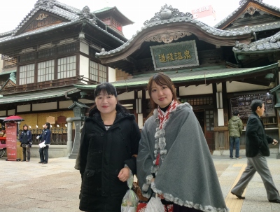 山の手ホテルから道後の街並みを散策してみた!