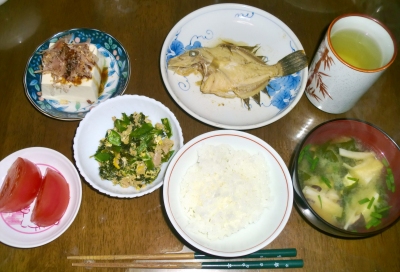毎日、低カロリーな晩ご飯を!(4.7〜4.13)