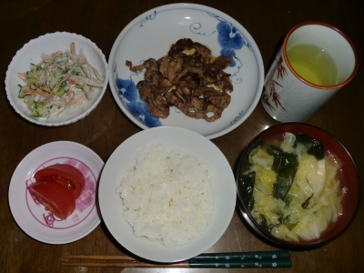 毎日、低カロリーな晩ご飯を!(4.21〜4.27)