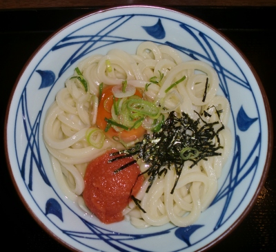 私が食べたのは「明太釜玉(並)」