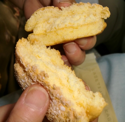 今日のおやつは「くまのたまごケーキ」でした!